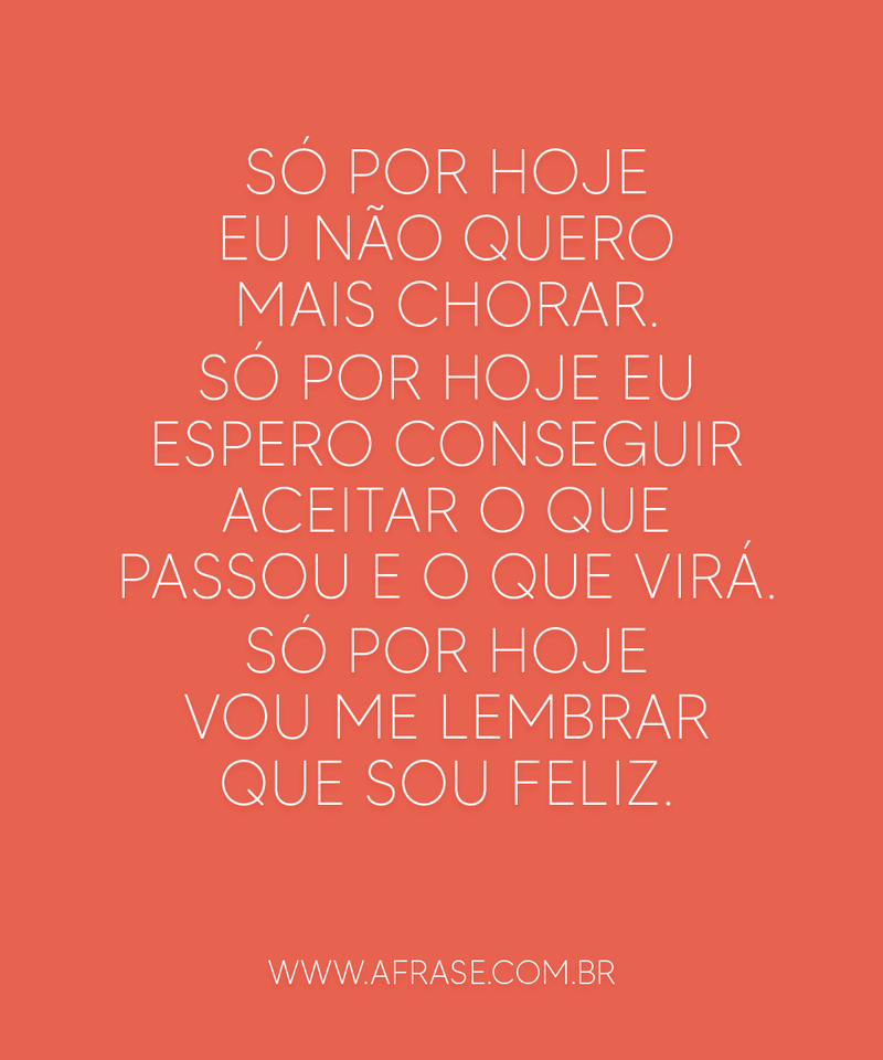 Só por hoje 