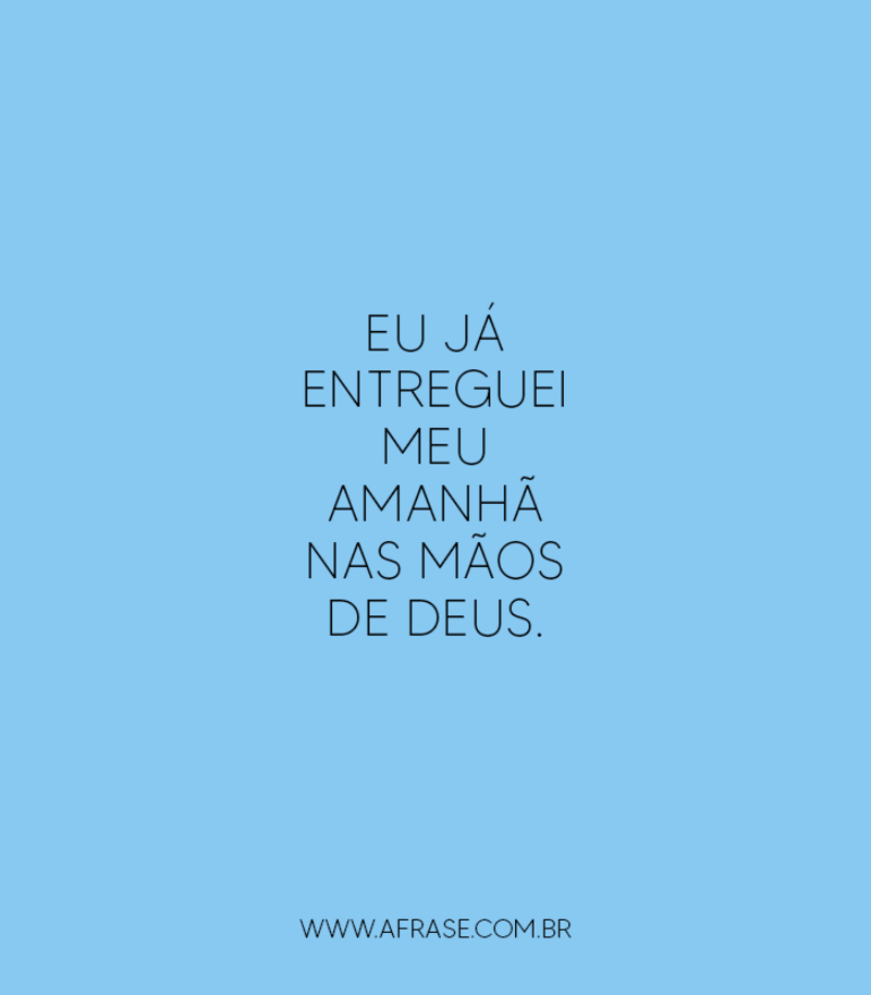 Nas mãos de Deus