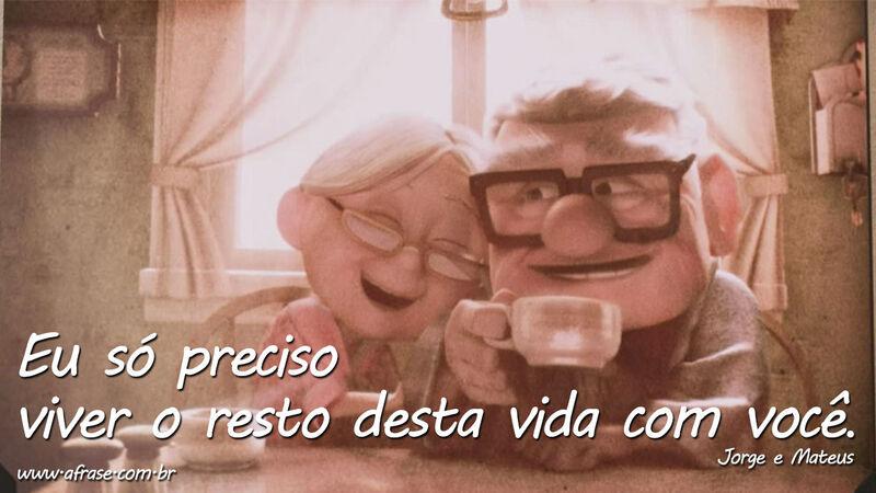 Casal, velhinhos, up.