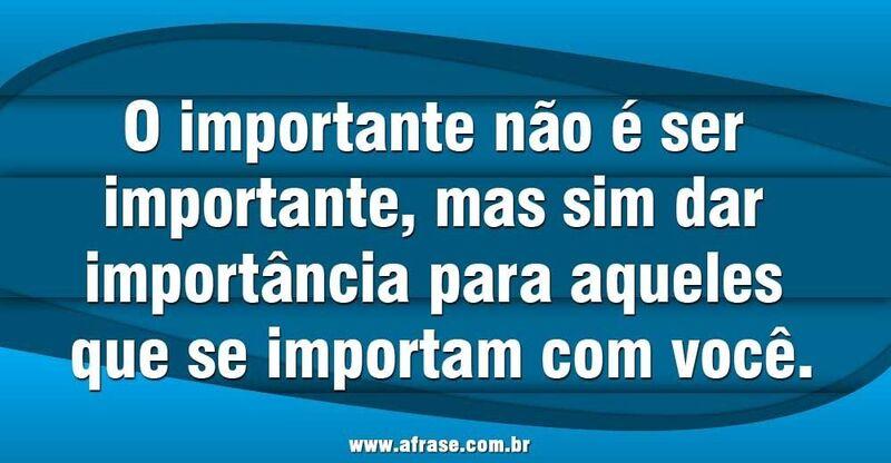 Montagem azul - O importante não é ser ...