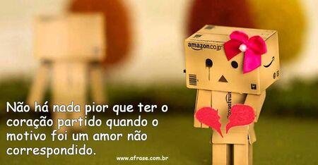 Não há nada pior que ter o coração partido quando o motivo foi um amor não correspondido.
