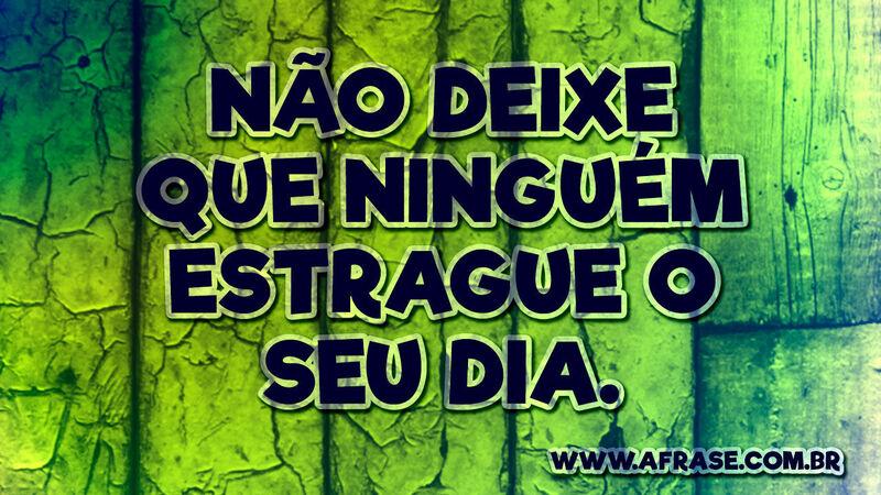 Montagem verde - Nunca deixe que lhe ...