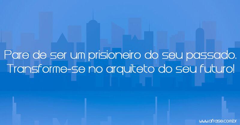 Montagem azul - Pare de ser um prisioneiro ...