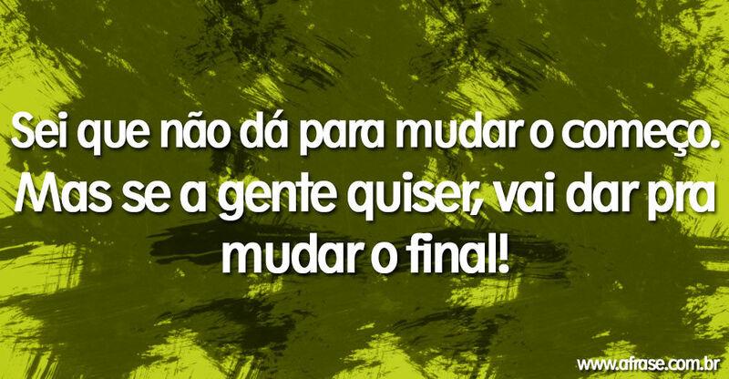 Montagem amarela - Sei que não dá para mudar ...