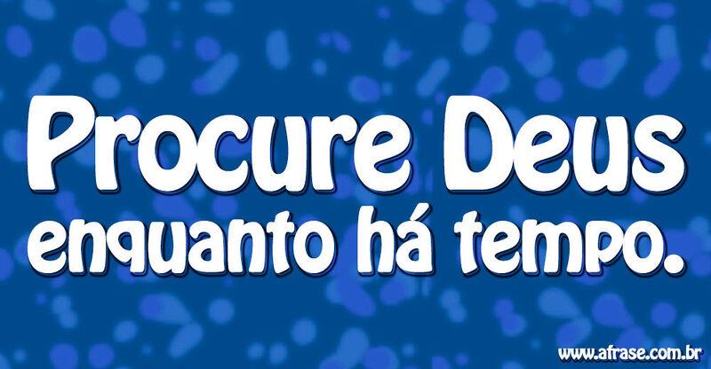 Montagem azul - Procure Deus ...