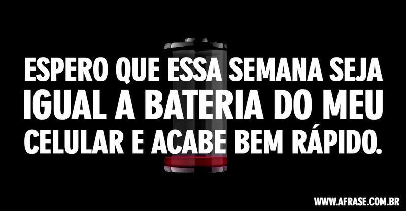 Montagem preta - Espero que essa semana ...