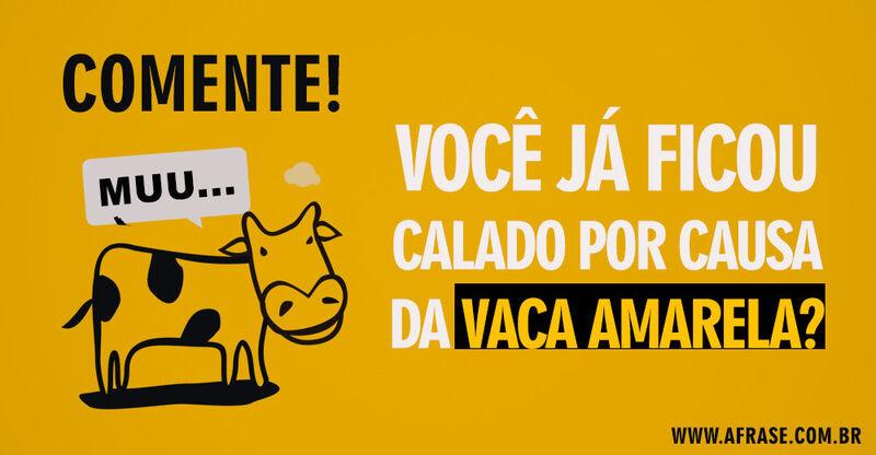 Montagem amarelo - Responda: Você já ficou calado ...