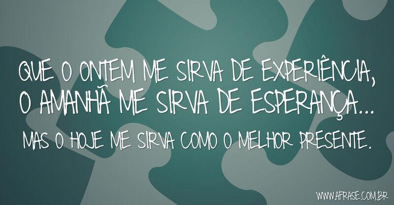 Montagem azul - Que o ontem me sirva de ...