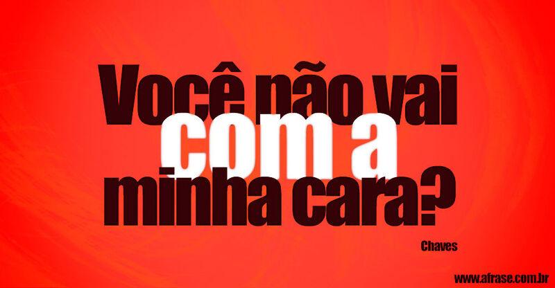 Montagem vermelha - Você não vai com a ...