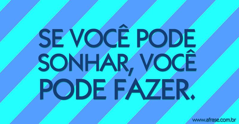 Montagem listrada - Se você pode sonhar ...