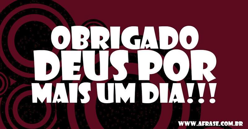 Montagem roxa - Obrigado Deus por ...