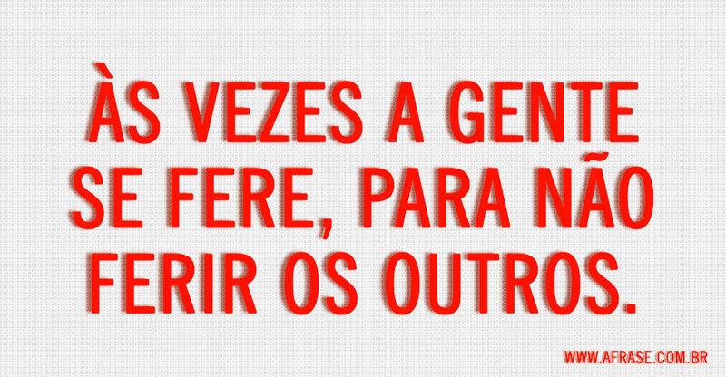 Montagem clara - Às vezes a gente se fere, ...