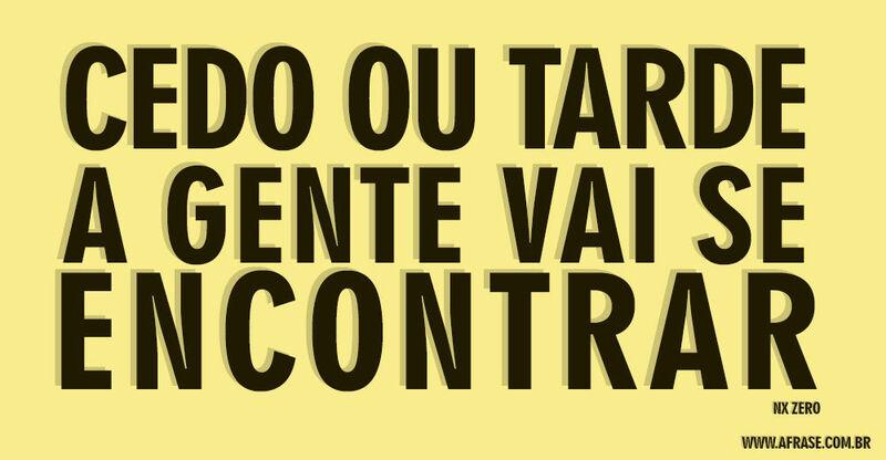 Montagem amarela - Cedo ou tarde ...