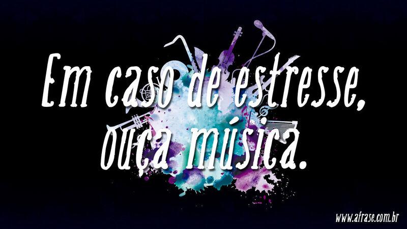 Frases de Humor - Em caso de estresse, ...