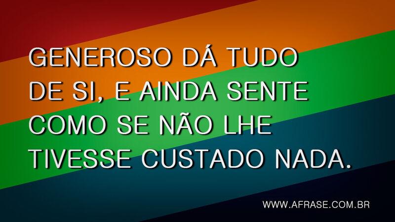 Generoso dá tudo de si, e ainda sente ...