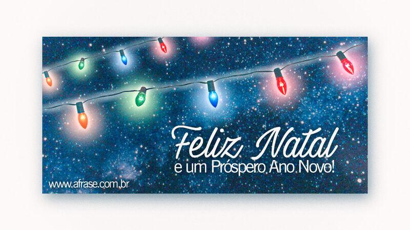 Feliz Natal e um ....