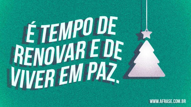 É tempo de renovar e de viver ...