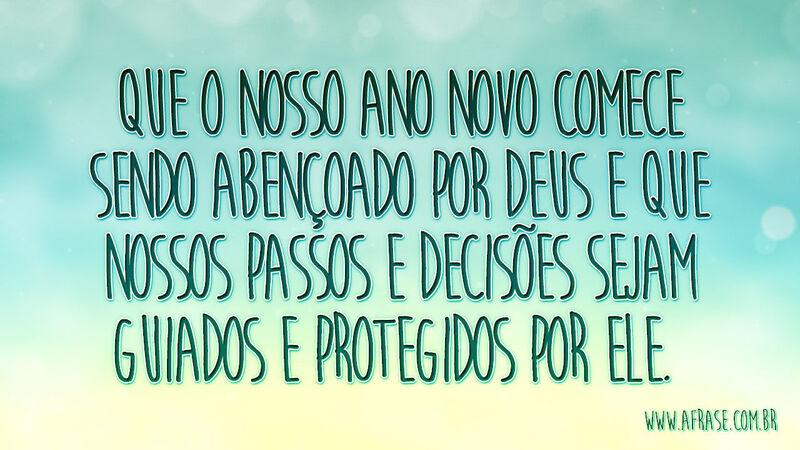 Que o nosso ano novo comece ...