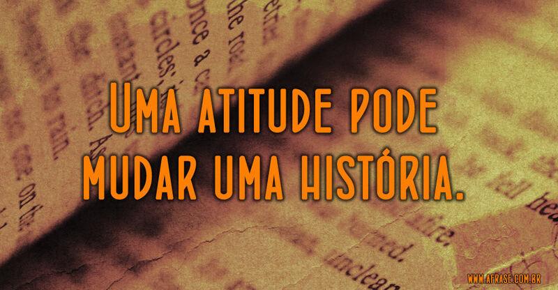 Livro, história - Uma atitude pode mudar uma história...