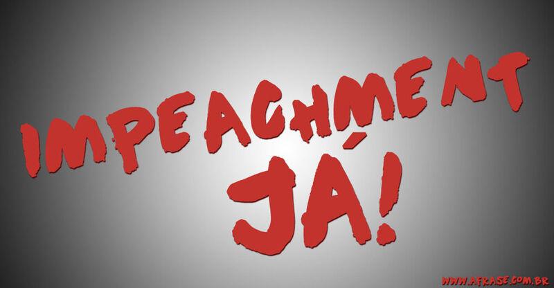 Montagem preto, cinza - Impeachment Já!