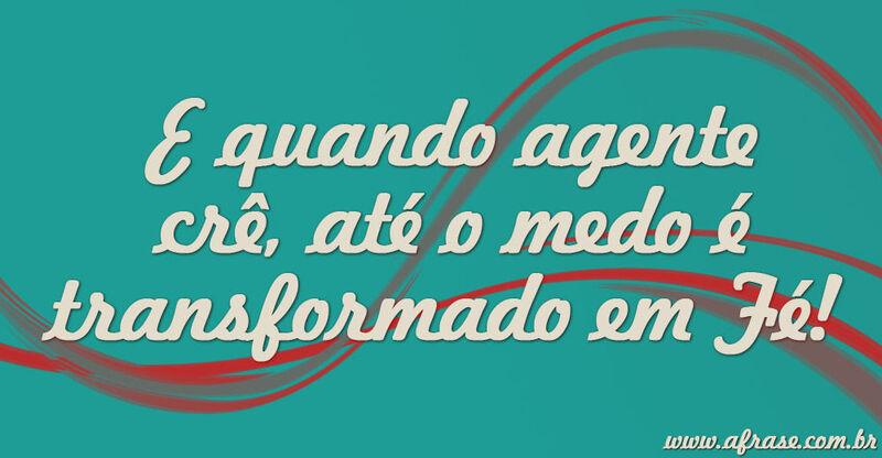 Montagem azul e vermelho - E quando agente crê ...