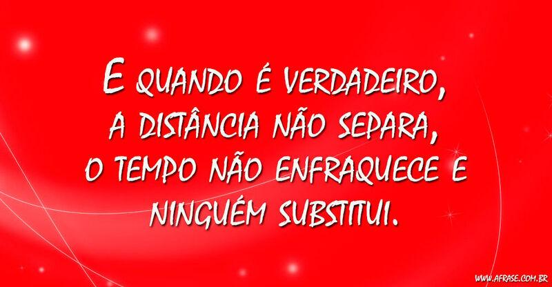 Montagem vermelho - E quando é verdadeiro, a distância não separa ...