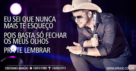 Eu sei que nunca mais te esqueço
Pois basta só fechar os meus olhos
Pra te lembrar