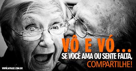 Vô e vó…
Se você ama ou sente falta, compartilhe!