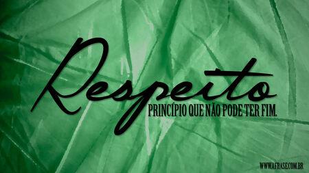 Respeito princípio que não pode ter fim.