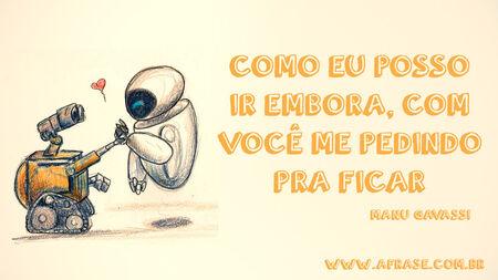 Como eu posso ir embora, com você me pedindo pra ficar