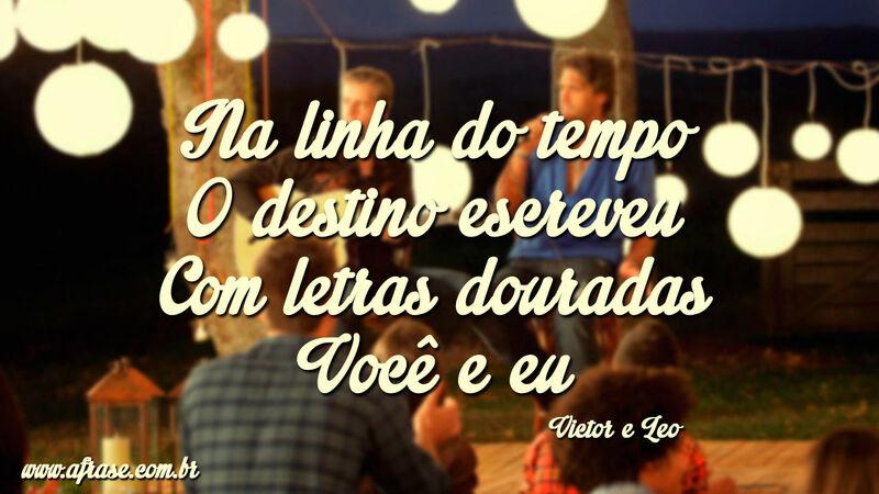 Na linha do tempo O destino ...