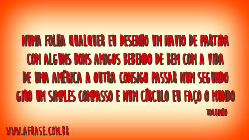 Numa folha qualquer eu ...