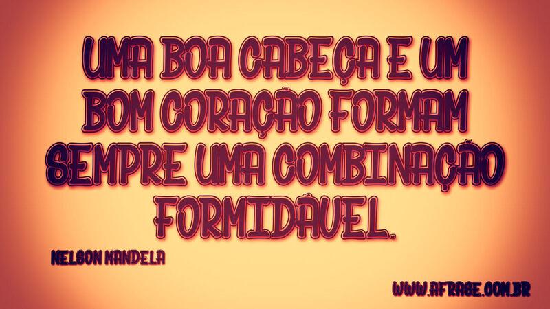 Uma boa cabeça e um bom ...