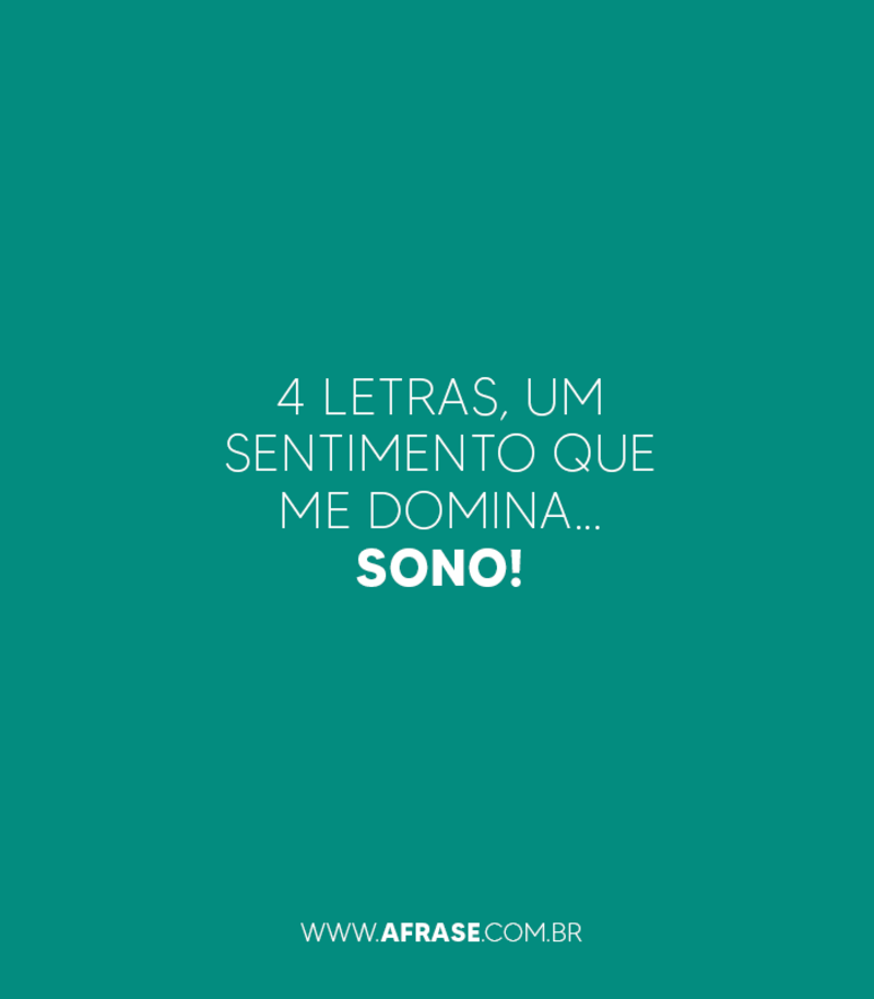 4 letras, um sentimento ...