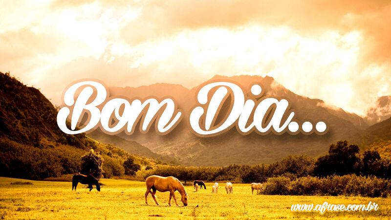 Bom Dia ... Frases de Bom dia.