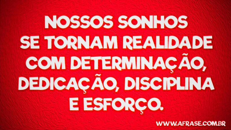 Nossos sonhos se tornam realidade .... 