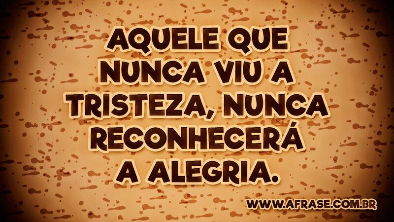 Aquele que nunca viu ... Frases de Tristeza.