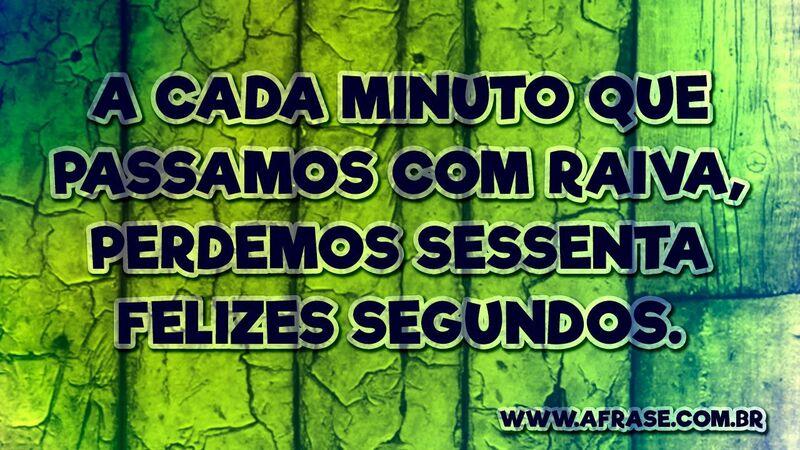 A cada minuto que passamos... Frases de Tempo.