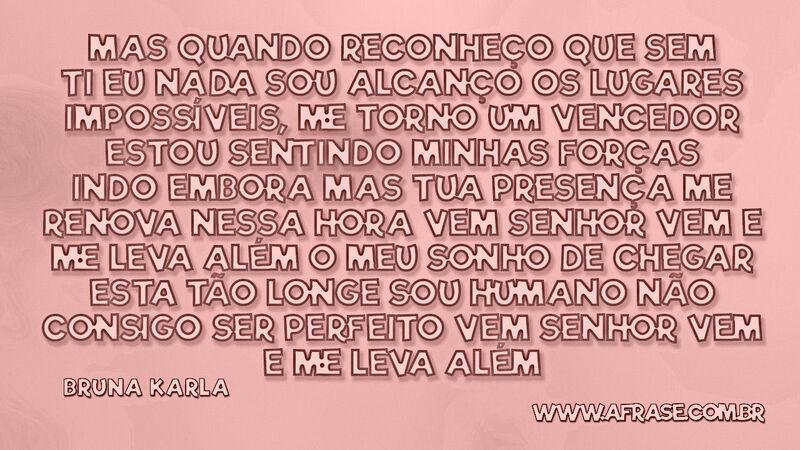 Sou humano Mas quando reconheço que sem ti eu nada sou... - Frases Religiosas.