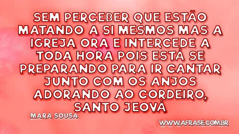 Sem perceber que estão matando a .... - Frases Religiosas.