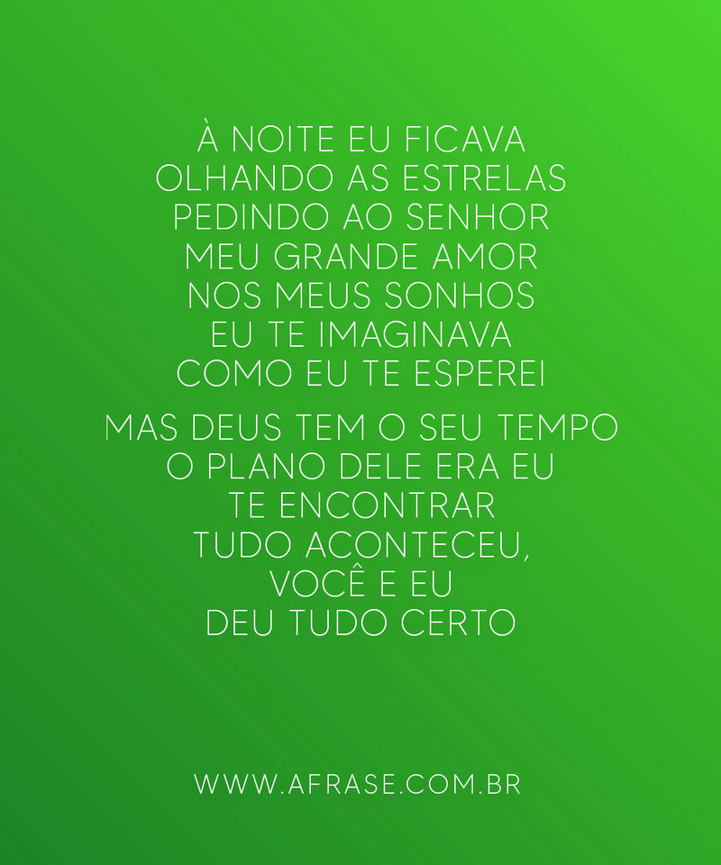À noite eu ficava olhando as estrelas Pedindo ao... - Frases Religiosas.