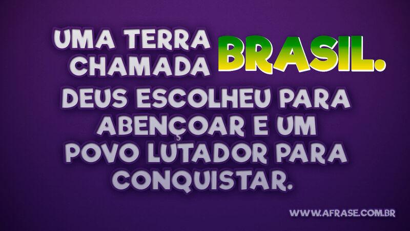 Uma Terra chamada Brasil... - Dia da Independência do Brasil.