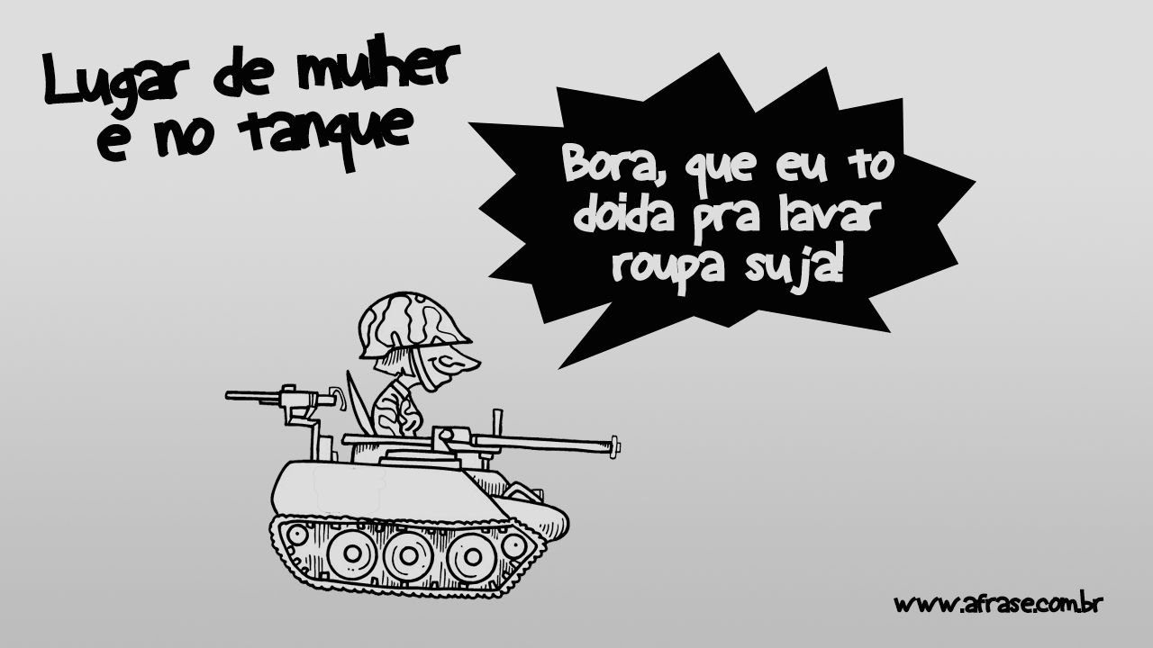 A Frase - Tô doida pra lavar roupa