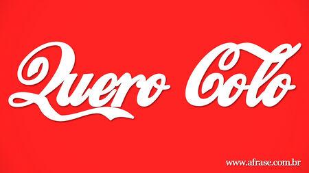Quero colo.
