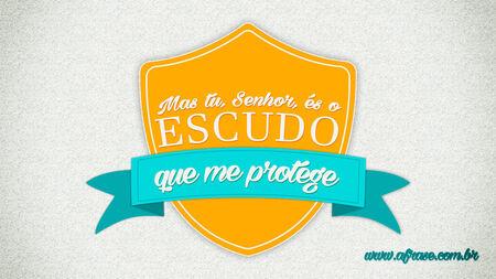 Mas tu, Senhor, és o escudo que me protege.