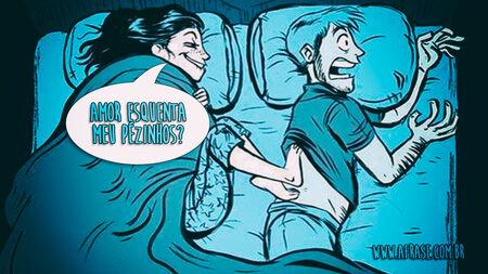 Amor esquenta meu pezinhos?