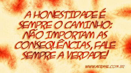 A honestidade é sempre o caminho: não importam as consequências, fale sempre a verdade!