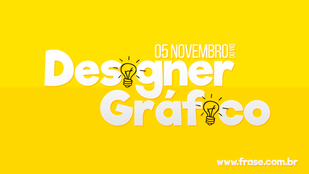 5 de novembro Dia do Designer Gráfico.