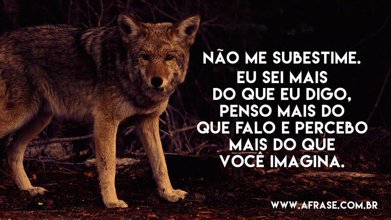 Frases De Reflexão Nao Me Subestime - Blog Frases Feliz