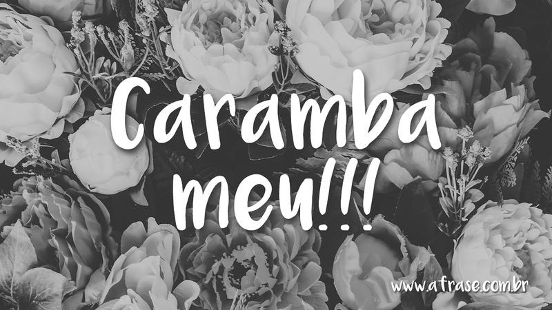 Caramba meu!!! - Frases de Humor